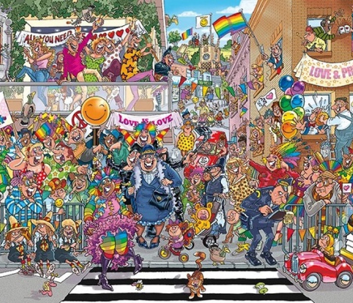 Puzzle - Jumbo - Marșul mândriei - WASGIJ Puzzle