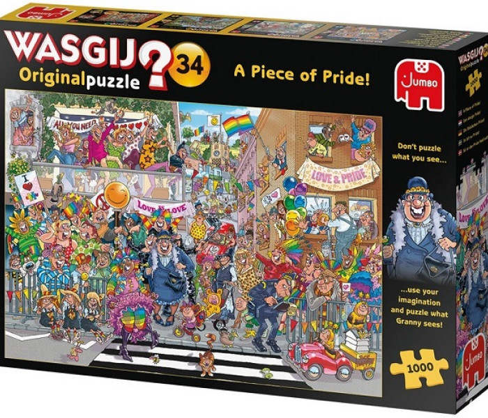 Puzzle - Jumbo - Marșul mândriei - WASGIJ Puzzle