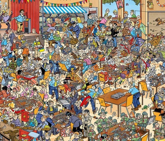 Puzzle - Jumbo - Skladanie puzzle