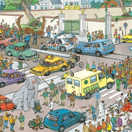 Elefant la cumpărături