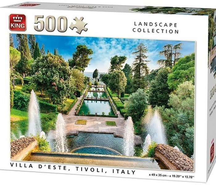 Puzzle - King - Vila de vară Tivoli, Italia