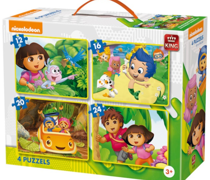 Puzzle - King - Aventură de vară - 4 în 1