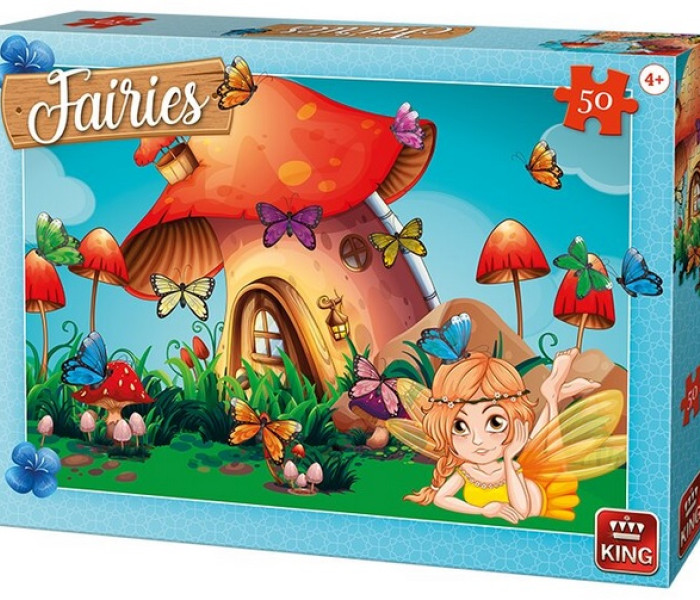 Puzzle - King - Zână lângă căsuță