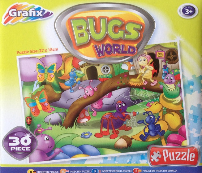 Puzzle - Grafix - Lumea insectelor
