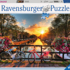 Puzzle - Ravensburger - Bicicletă în Amsterdam