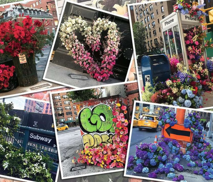 Puzzle - Ravensburger - Flori în New York