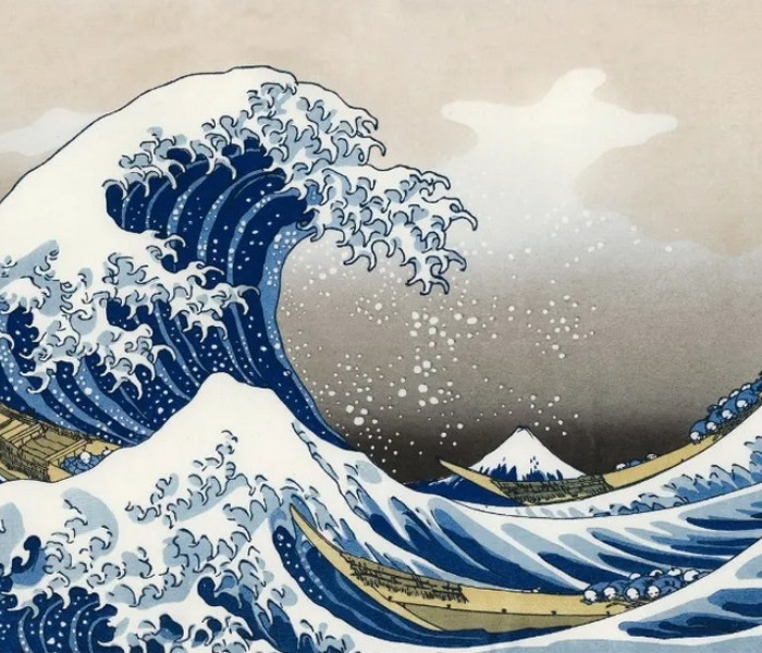 Puzzle - Ravensburger - Marele val la Kanagawa