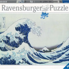 Puzzle - Ravensburger - Marele val la Kanagawa
