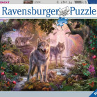 Puzzle - Ravensburger - Familie de lupi vara