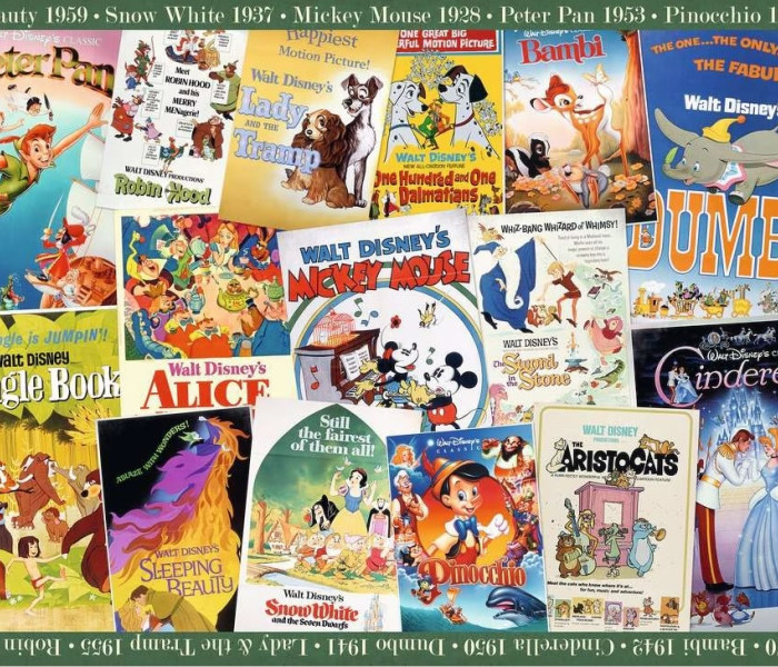 Puzzle - Ravensburger - Afișe Walt Disney