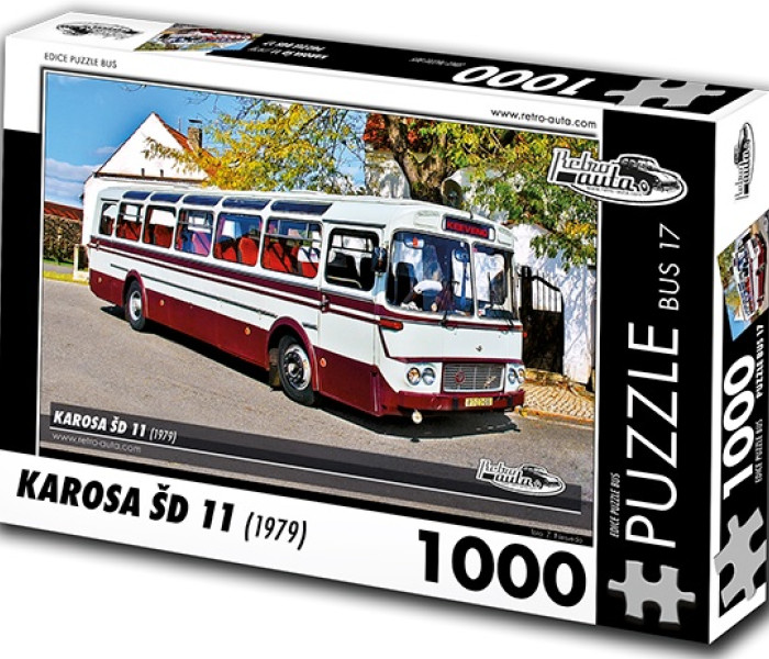 Puzzle - Retro-auta - Autobuz Karosa ŠD 11 (1979)