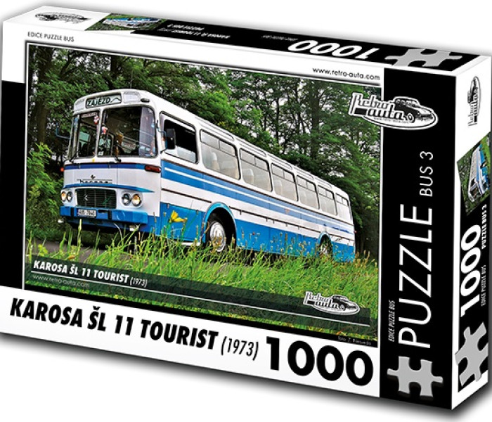 Puzzle - Retro-auta - Autobuz Karosa ŠL 11 Tourist (1973)