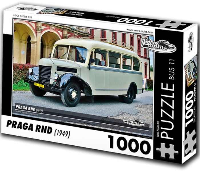 Puzzle - Retro-auta - Autobuz Praga RND (1949)