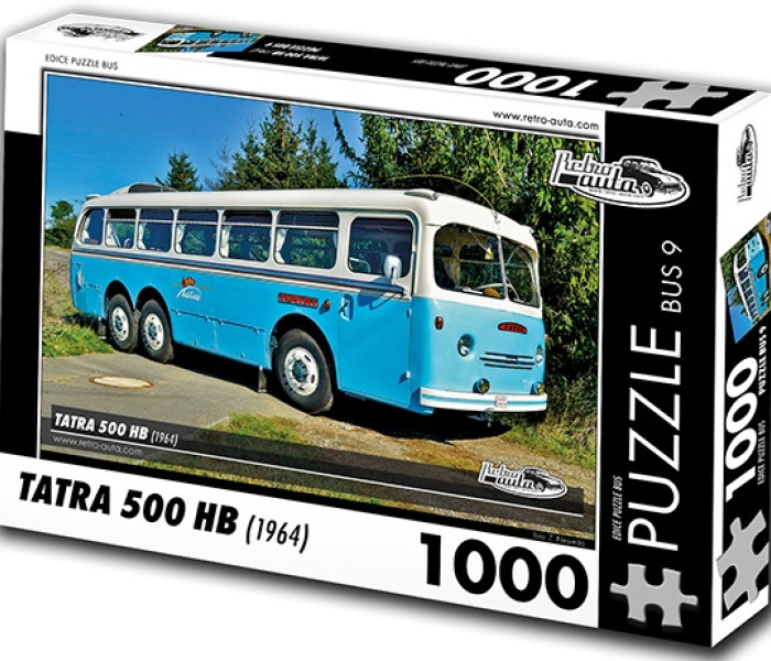 Puzzle - Retro-auta - Autobuz Tatra 500 HB (1964)