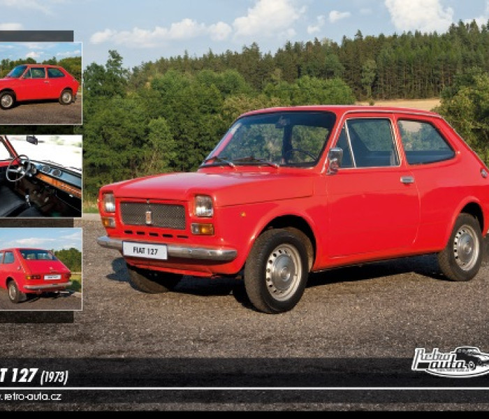 Puzzle - Retro-auta - Fiat 127 (1973)