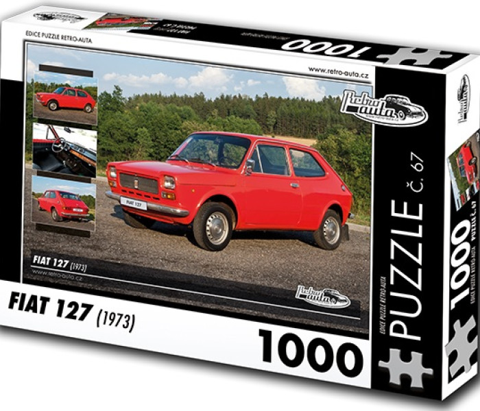 Puzzle - Retro-auta - Fiat 127 (1973)