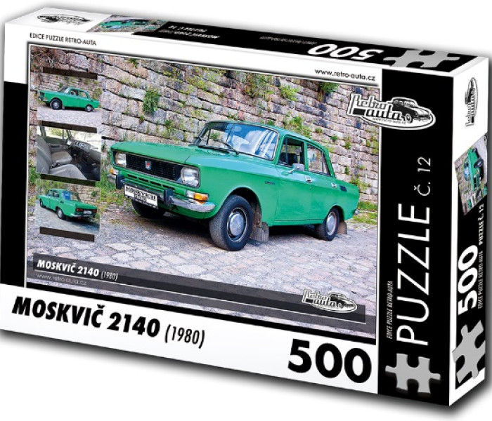 Puzzle - Retro-auta - Moskvič 140 (1980)