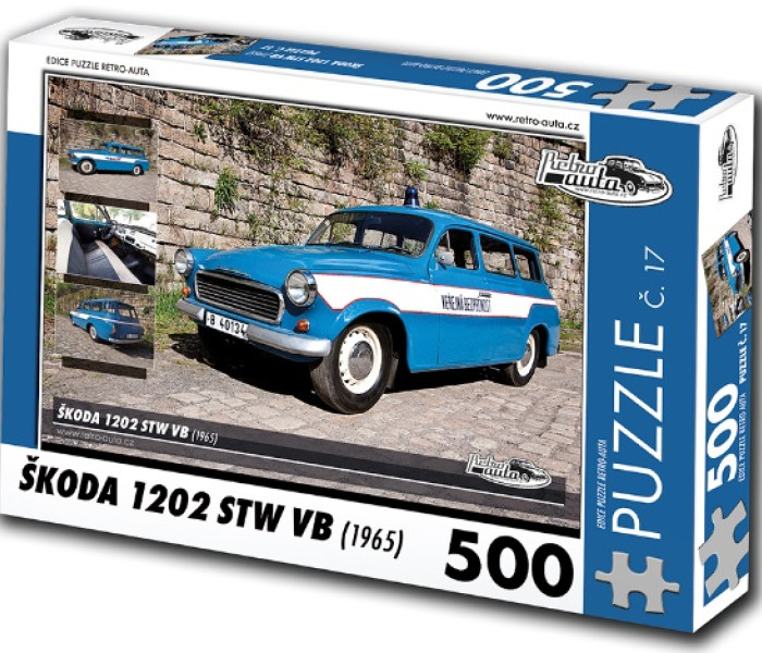 Puzzle - Retro-auta - Puzzle Škoda 1202 STW VB (1965)