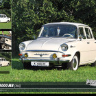 Puzzle - Retro-auta - Škoda 1000 MB (1965)