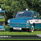 Puzzle - Retro-auta - Škoda 1000 MB VB (1967)