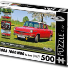 Puzzle - Retro-auta - Škoda 1000 MBG De Luxe (1967)