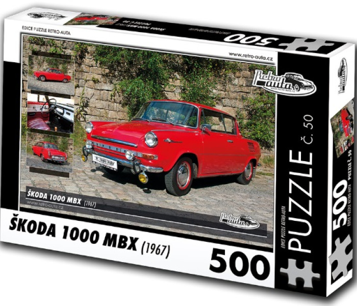 Puzzle - Retro-auta - Škoda 1000 MBX (1967)