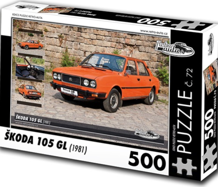 Puzzle - Retro-auta - Škoda 105 GL (1981)