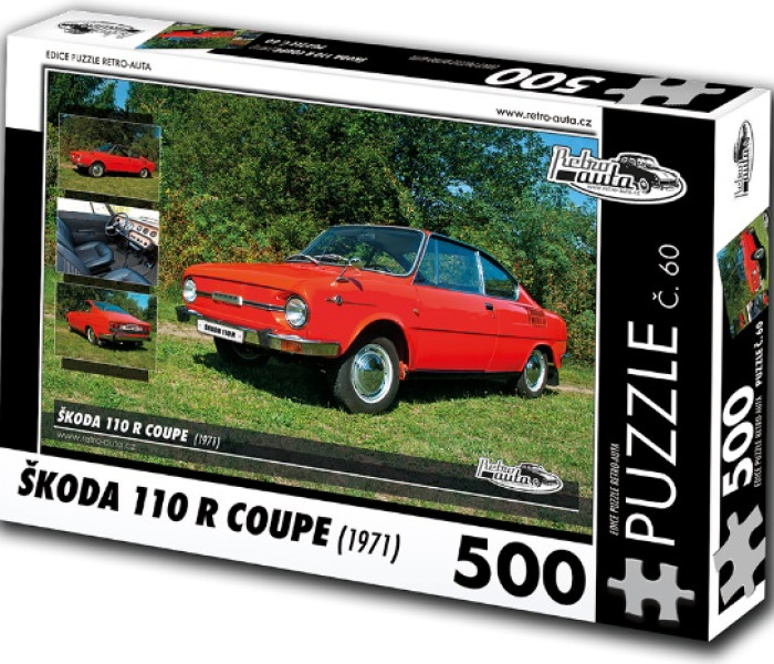 Puzzle - Retro-auta - Škoda 110 R coupé (1971)
