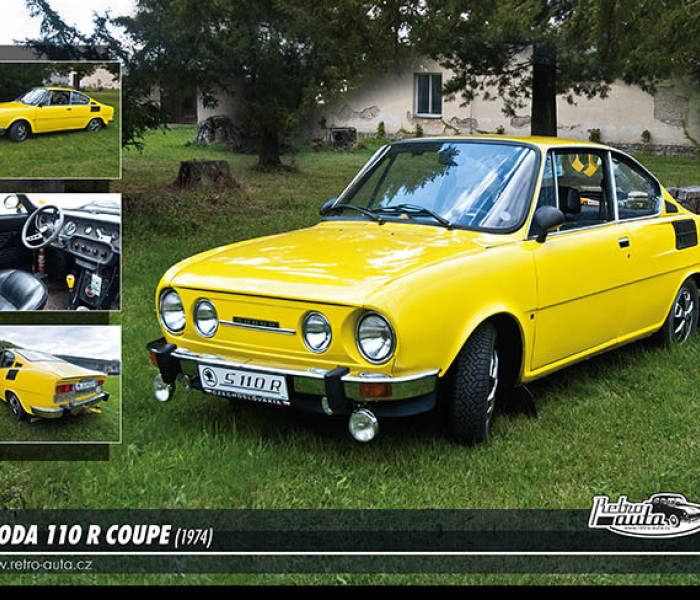 Puzzle - Retro-auta - Škoda 110 R coupé (1974)