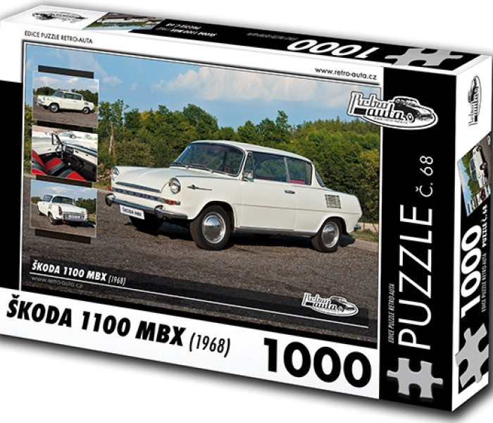 Puzzle - Retro-auta - Škoda 1100 MBX (1968)