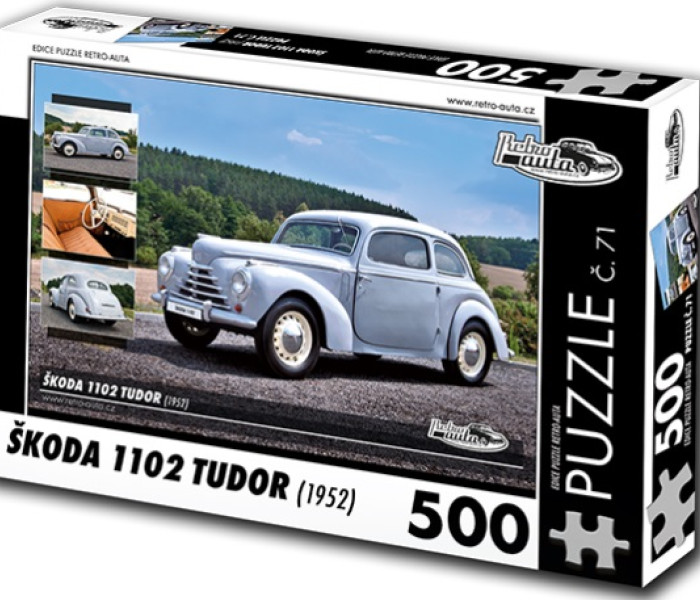 Puzzle - Retro-auta - Škoda 1102 Tudor (1952)
