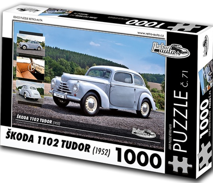 Puzzle - Retro-auta - Škoda 1102 Tudor (1952)