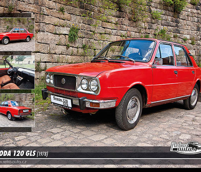 Puzzle - Retro-auta - Škoda 120 GLS (1978)