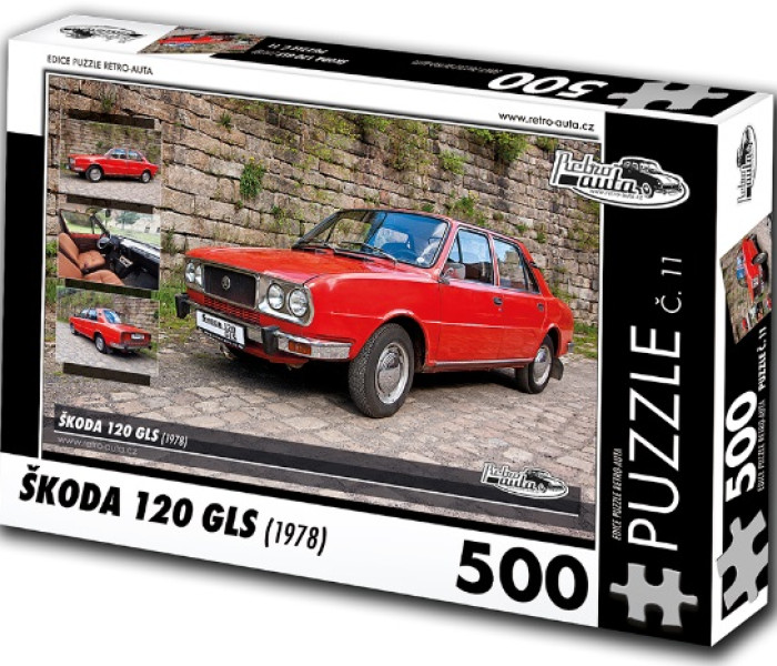 Puzzle - Retro-auta - Škoda 120 GLS (1978)