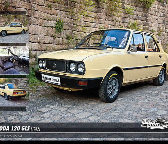 Puzzle - Retro-auta - Škoda 120 GLS (1982)