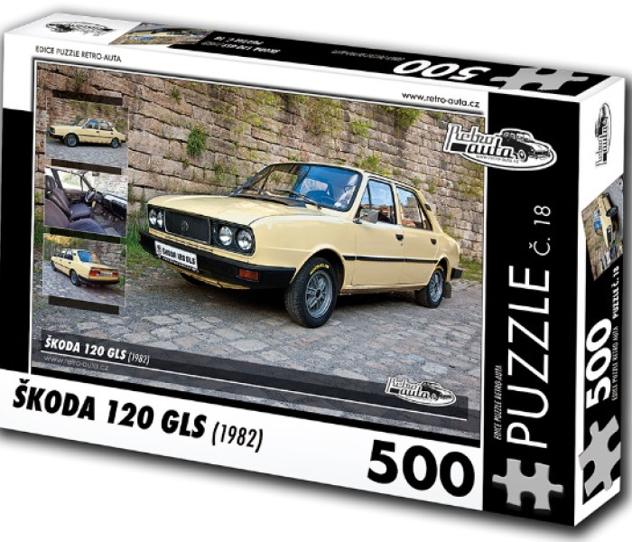 Puzzle - Retro-auta - Škoda 120 GLS (1982)