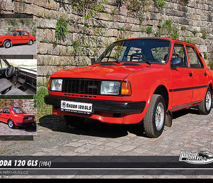 Puzzle - Retro-auta - Škoda 120 GLS (1984)