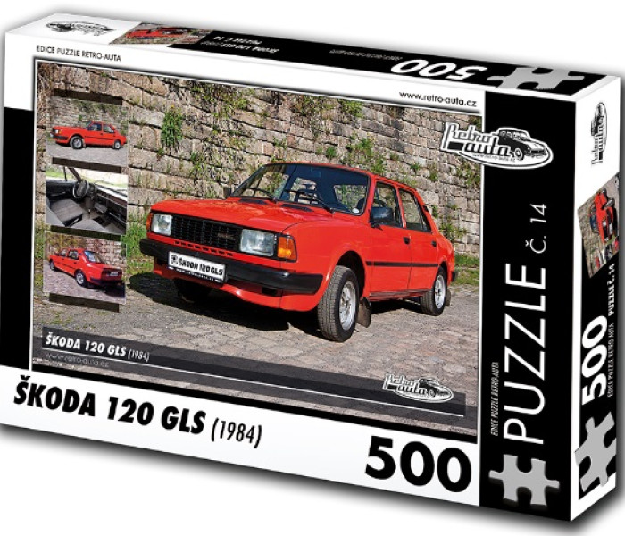 Puzzle - Retro-auta - Škoda 120 GLS (1984)