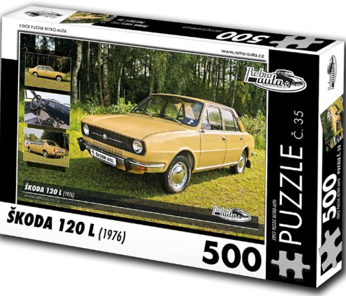 Puzzle - Retro-auta - Škoda 120 L (1976)