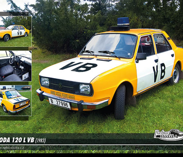 Puzzle - Retro-auta - Škoda 120 L VB (1983)