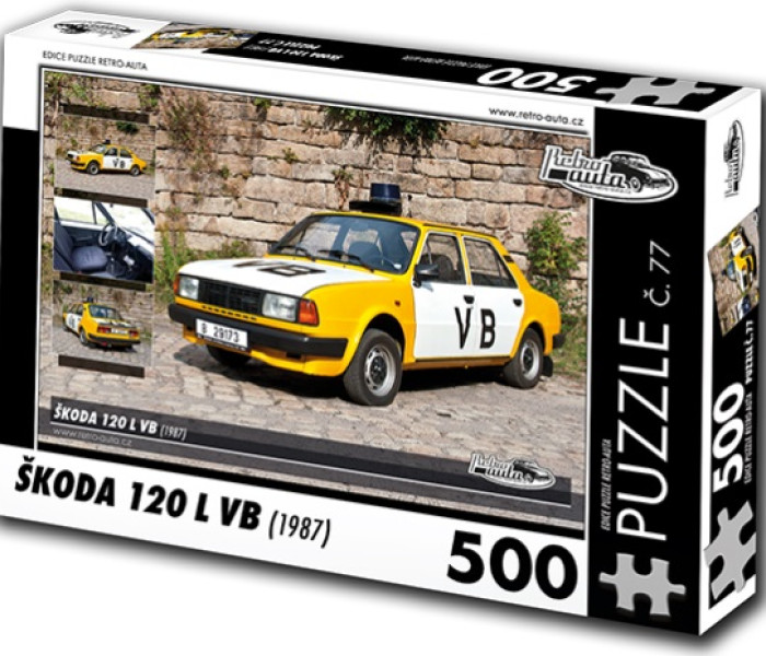 Puzzle - Retro-auta - Škoda 120 L VB (1987)