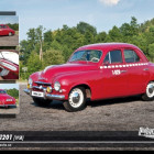 Puzzle - Retro-auta - Škoda 1201 (1958)