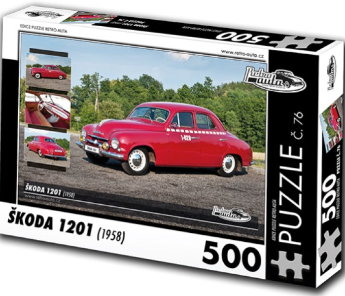 Puzzle - Retro-auta - Škoda 1201 (1958)