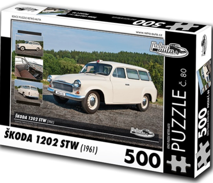 Puzzle - Retro-auta - Škoda 1202 STW (1961)