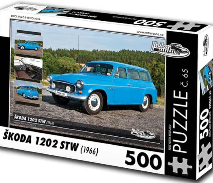 Puzzle - Retro-auta - Škoda 1202 STW (1966)