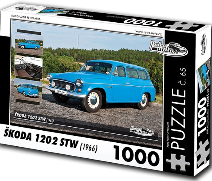 Puzzle - Retro-auta - Škoda 1202 STW (1966)