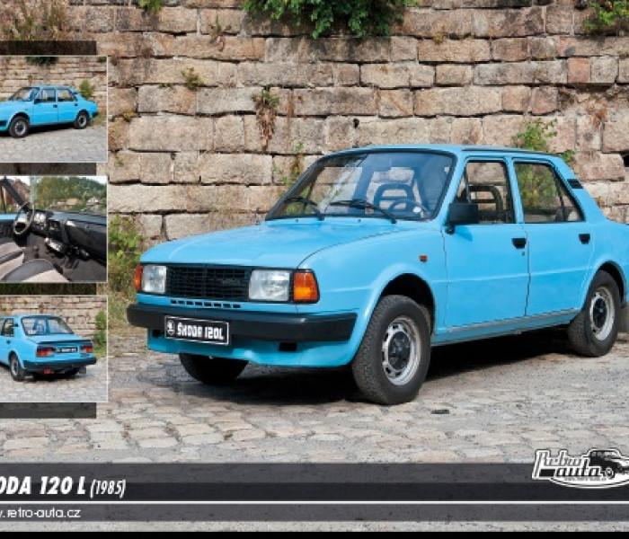 Puzzle - Retro-auta - Škoda 120L (1985)