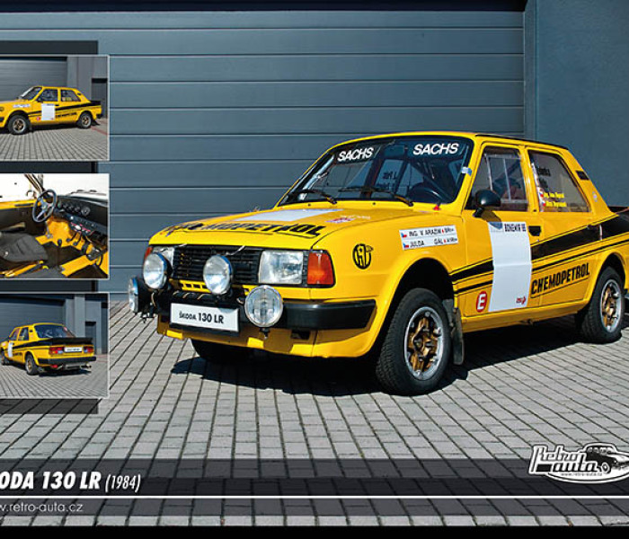 Puzzle - Retro-auta - Škoda 130 LR (1984)