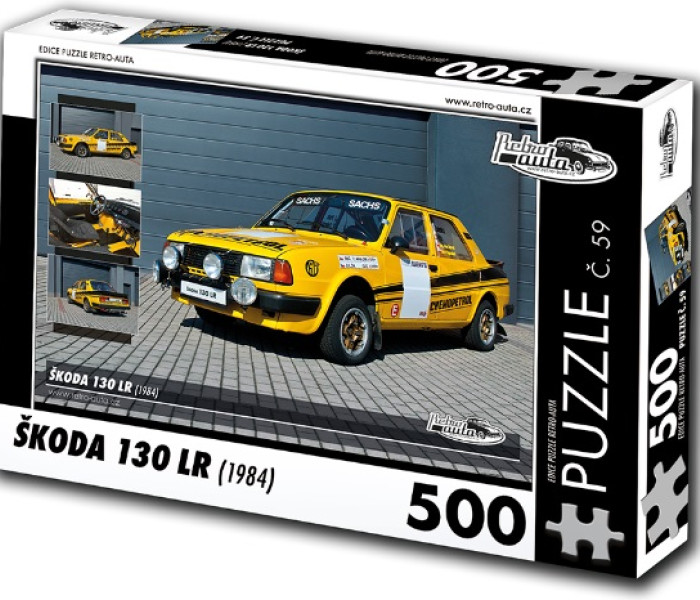 Puzzle - Retro-auta - Škoda 130 LR (1984)
