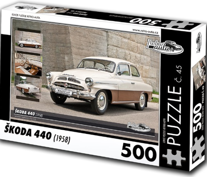 Puzzle - Retro-auta - Škoda 440 (1958)